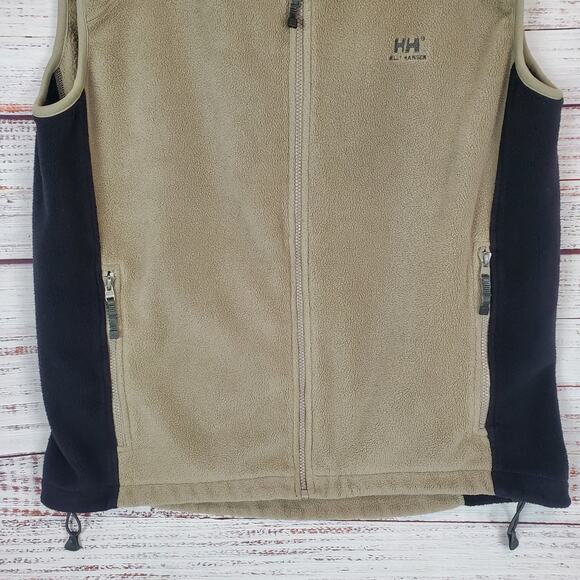 Retro HH Helly Hansen Fleece Pile Sweater Vest Zip Up Color Block Gorpcore XL - Picture 4 of 11